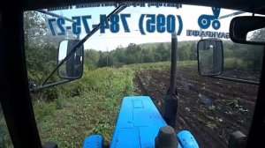 Вспашка огородов по траве мтз-82.1.