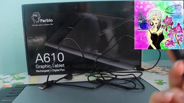 Обзор на графический планшет Parblo A610