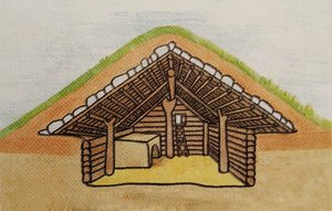 Землянка с черепицей своими руками