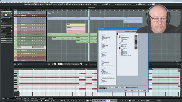 Setting Your System Colors in Cubase 13