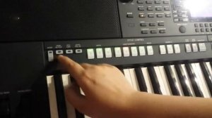 Знакомство с синтезатором YAMAHA PSR-S750 #1