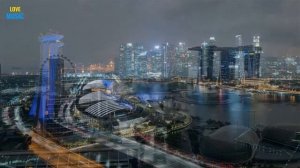 Сингапур.4k Ultra HD Relax JAZZ Music, Singapore With Smooth Jazz, Relaxing JAZZ For Study