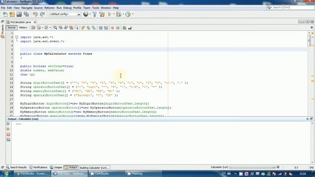Java NetBeans Tutorial How to Create a Calculator, Calculator in JAVA + Source Code смотреть онлайн