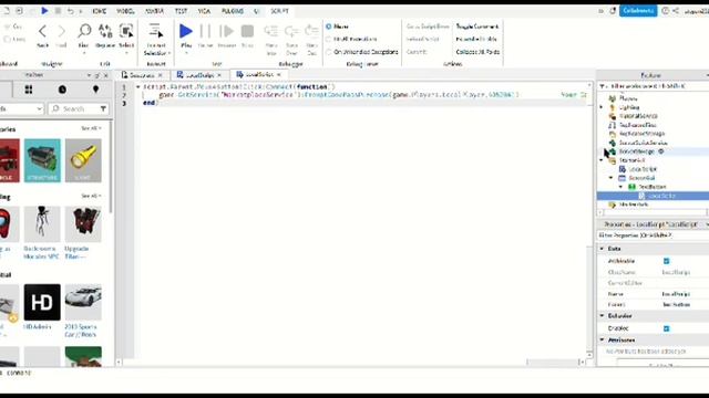 Как сделать геймпасс с выдачей предметов в Roblox Studio. смотреть онлайн