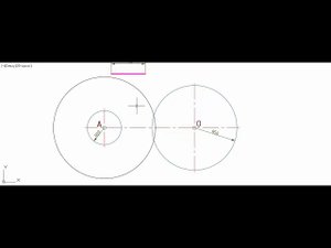 Внешнее сопряжение двух окружностей