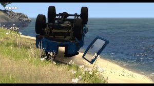 BeamNG.Drive Mod : Toyota Land Cruiser J40 (Crash test)