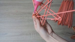 Звезда - верхушка из бумажной лозы для новогодней елки . Мастер-класс.