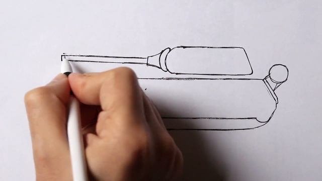 How To Draw A Tank | For Beginners