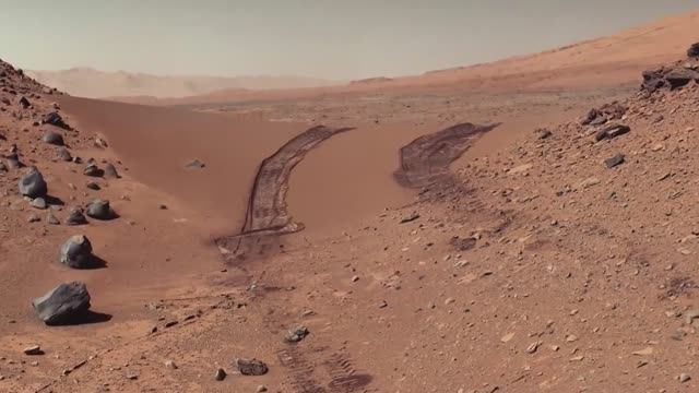 Пейзажи Марса. Чарующее видео. Реальные хроники.