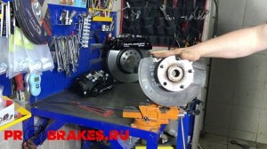 установка brembo на Outlander