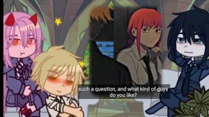 Chainsaw man react to future | Gacha club ( MANGA SPOILERS )