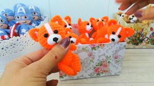 Вязаные игрушки. Готовые работы - брелки.