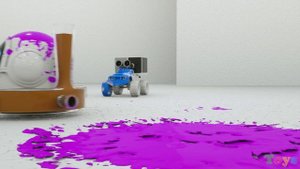 Learn Colors while Playing with Paint (Max the Glow Train, Jake the Fire Truck and Friends) - TOYS