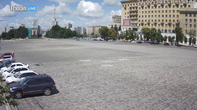 Triolan.Live - Харьков, площадь Свободы (21-07-2015) смотреть онлайн