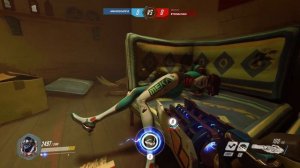 [ リョナ ] Overwatch Dva Ryona Booty Pummel (Tangerine Skin)