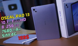 OSCAL PAD 13 обзор 10 дюймового планшета со стилусом, 4G, СТЕРЕО и FullHD экраном! [4K review]