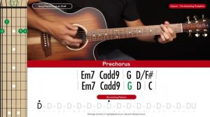 Disarm Guitar Tutorial  - The Smashing Pumpkins Guitar Lesson |Chords + Strumming|