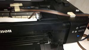 Установка СНПЧ на Canon IX6840