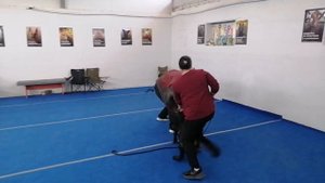 Наша обычная тренировка по защите