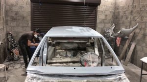 ВАЗ 2109 с нуля своими руками Часть 3 Подготовка кузова к покраске