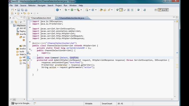 Web App State Maintenance w/ HttpSession смотреть онлайн