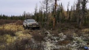 Ленд Крузер 105 двумя лебёдка ми ели вытащили