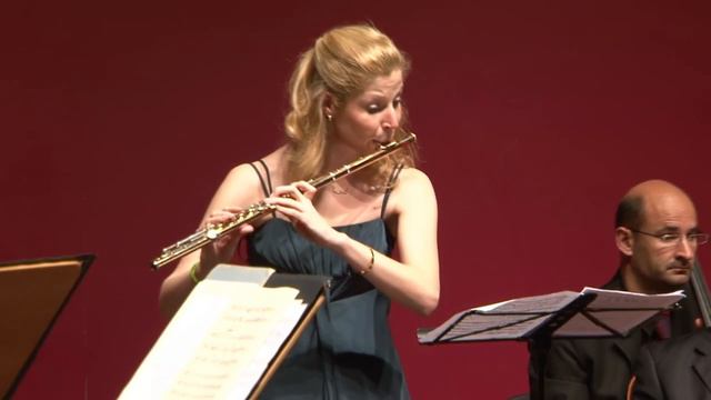 J.S. Bach Orchestral Suite in B minor - Andrea Loetscher, flute (Part 7) смотреть онлайн