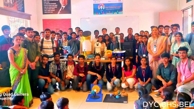 Space @ATL LAB @DYC bharatesh Belgavi GIT college students shown the space station смотреть онлайн