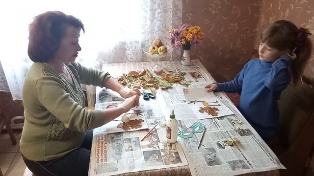 Осінні поробки з дитиною.
