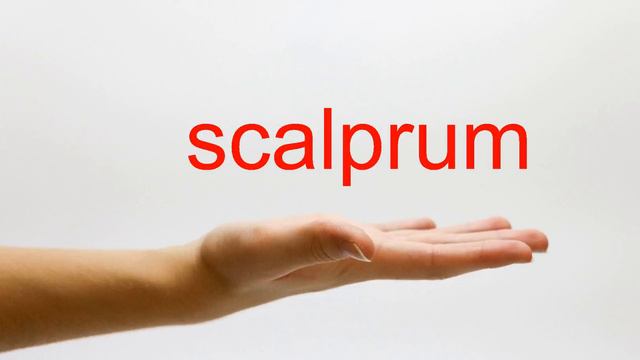 How to Pronounce scalprum - American English смотреть онлайн