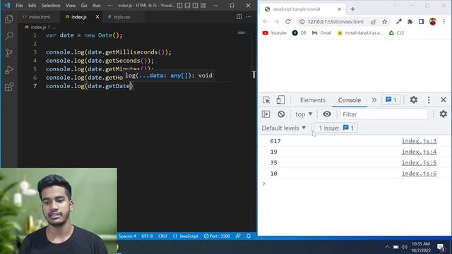 27. JavaScript full course beginner to advanced | JavaScript Date Objects | Developer Delowar