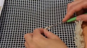 мастер класс коврик крючком