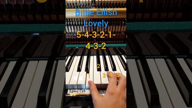 Piano tutorial Lovely