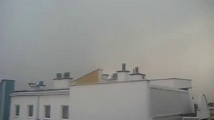 молния попала прям в дом