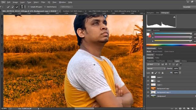 Photoshop CC Tutorial Fantasy Sunset Color Effects in Photoshop смотреть онлайн