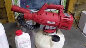 Дезинфекция и санация воздуха в курятнике с помощью генератора холодного тумана.