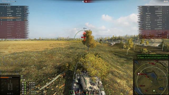 Т-100 ЛТ, Малиновка, Стандартный бой смотреть онлайн