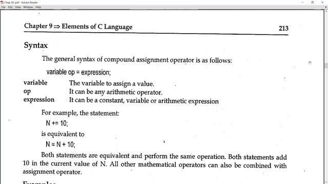 What is Unary & Binary Operator? | Compound Assignment Operator | Class 12th | Lec#: 06