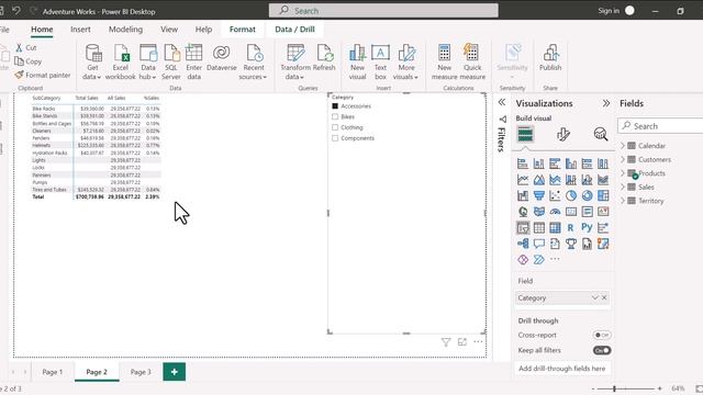 How to Calculate Percentages with the ALL and ALLSELECTED Power BI DAX Functions