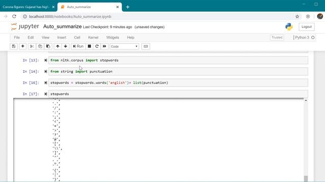 Use case - Auto-summarize : Natural Language Processing (NLP) using Python NLTK смотреть онлайн