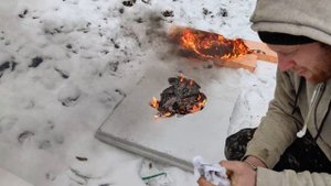 Огневые пожарные испытания пенополистирола ППС16Ф, ЭППС Пеноплэкс и ЭППС Карбон Технониколь