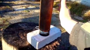 Печь на солярке. Самая простая конструкция. waste oil burner!
