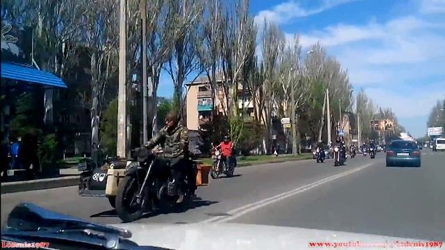 Мотопробег в Мелитополе 16 апреля 2016 года смотреть онлайн