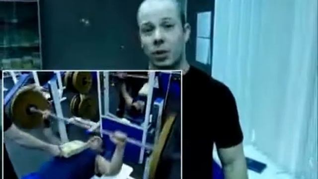 Жим с бруска.Press with bar. смотреть онлайн