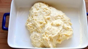 Пирог с яблоками на творожном тесте