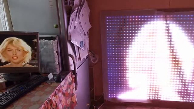 Экран - матрица на светодиодах ws2812b + Arduino Mega2560 + Ethernet модуль  Ws5100.
