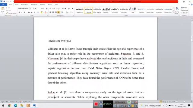 A road accident prediction model using data mining techniques