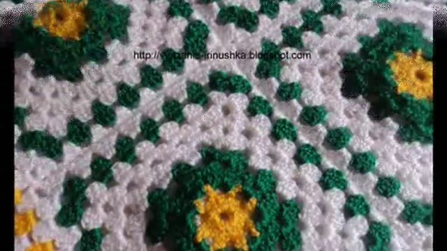Вязаный чехол на подушку. Вязание Crochet Knitting. כרית סרוגה.  לסרוג במסרגה אחת. סריגה