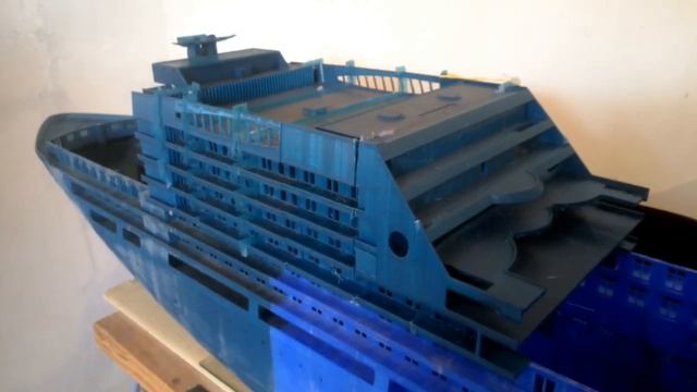 Construction of a RC model of a cruise ship - Seabourn Encore on a 3D printer смотреть онлайн