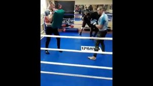 Отработка ударов. Training kicks and punches